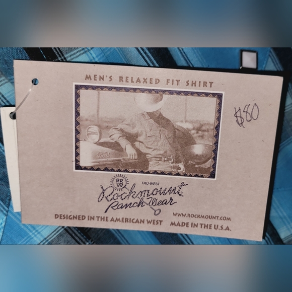 Tru-West Men's Longsleeve Buttondown, Size Medium - Picture 3 of 4